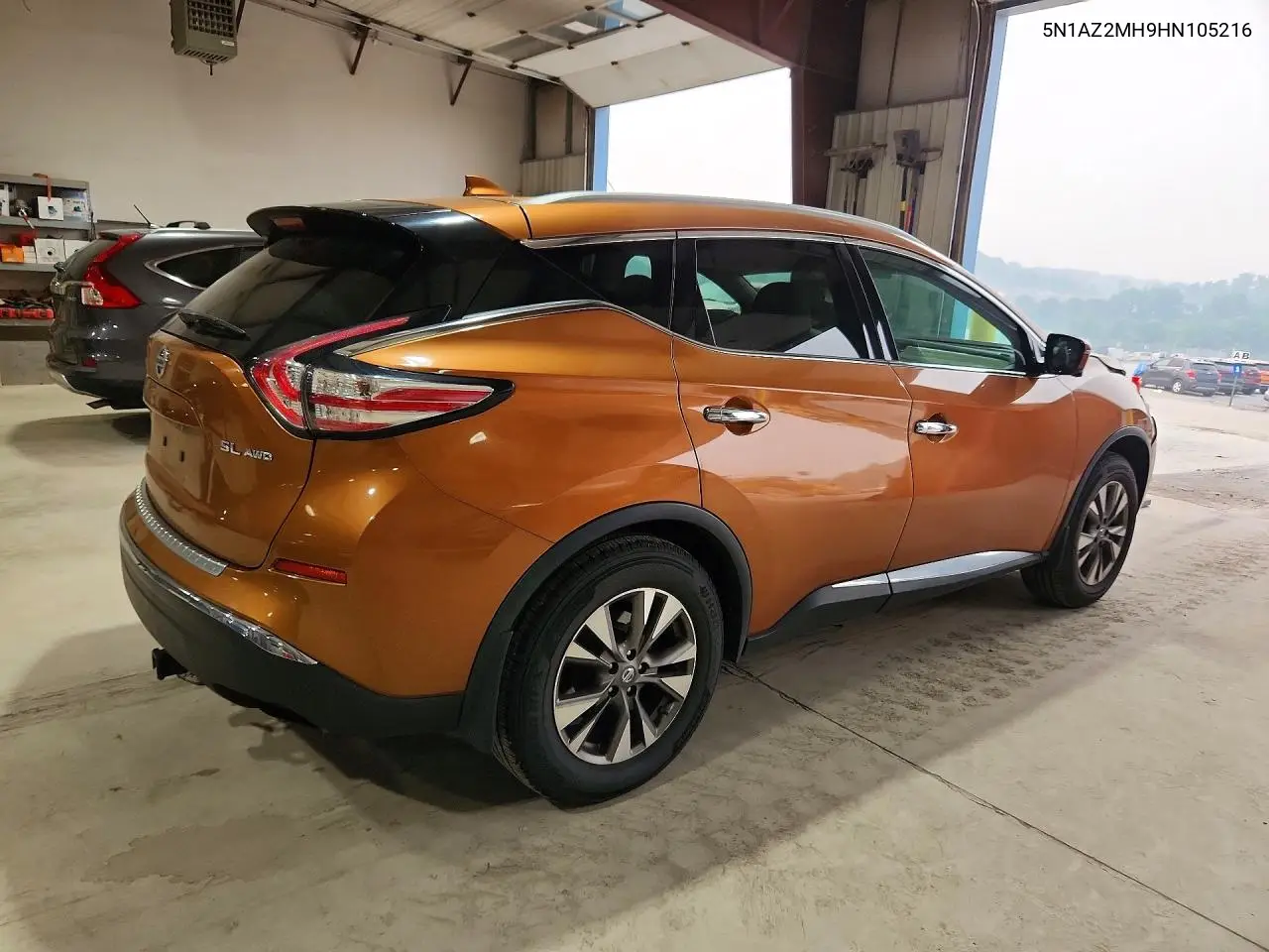 2017 Nissan Murano Sl VIN: 5N1AZ2MH9HN105216 Lot: 61485346