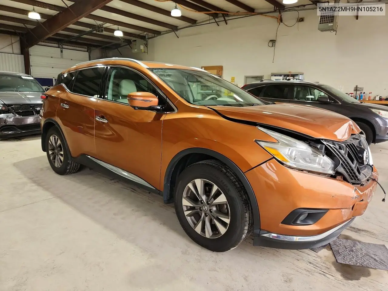 2017 Nissan Murano Sl VIN: 5N1AZ2MH9HN105216 Lot: 61485346