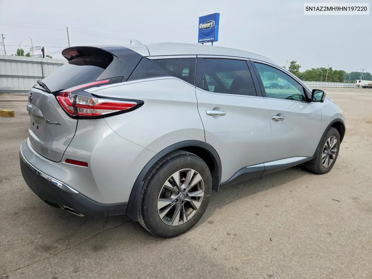 2017 Nissan Murano S VIN: 5N1AZ2MH9HN197220 Lot: 61778776
