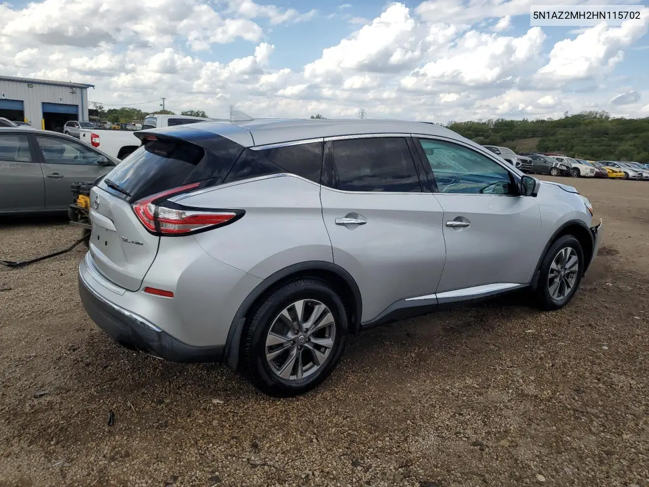 5N1AZ2MH2HN115702 2017 Nissan Murano Sl