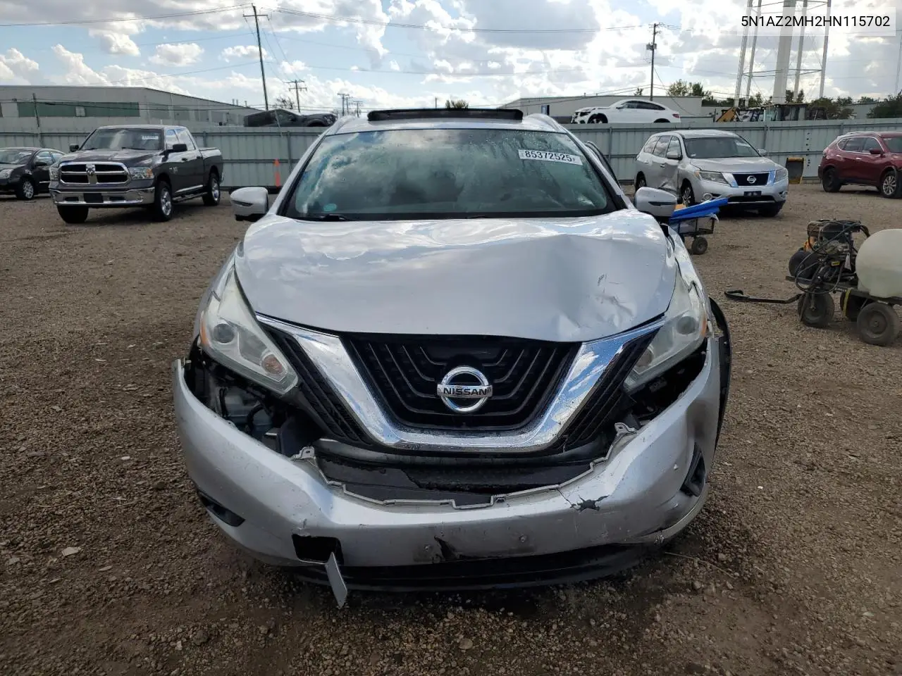 5N1AZ2MH2HN115702 2017 Nissan Murano Sl