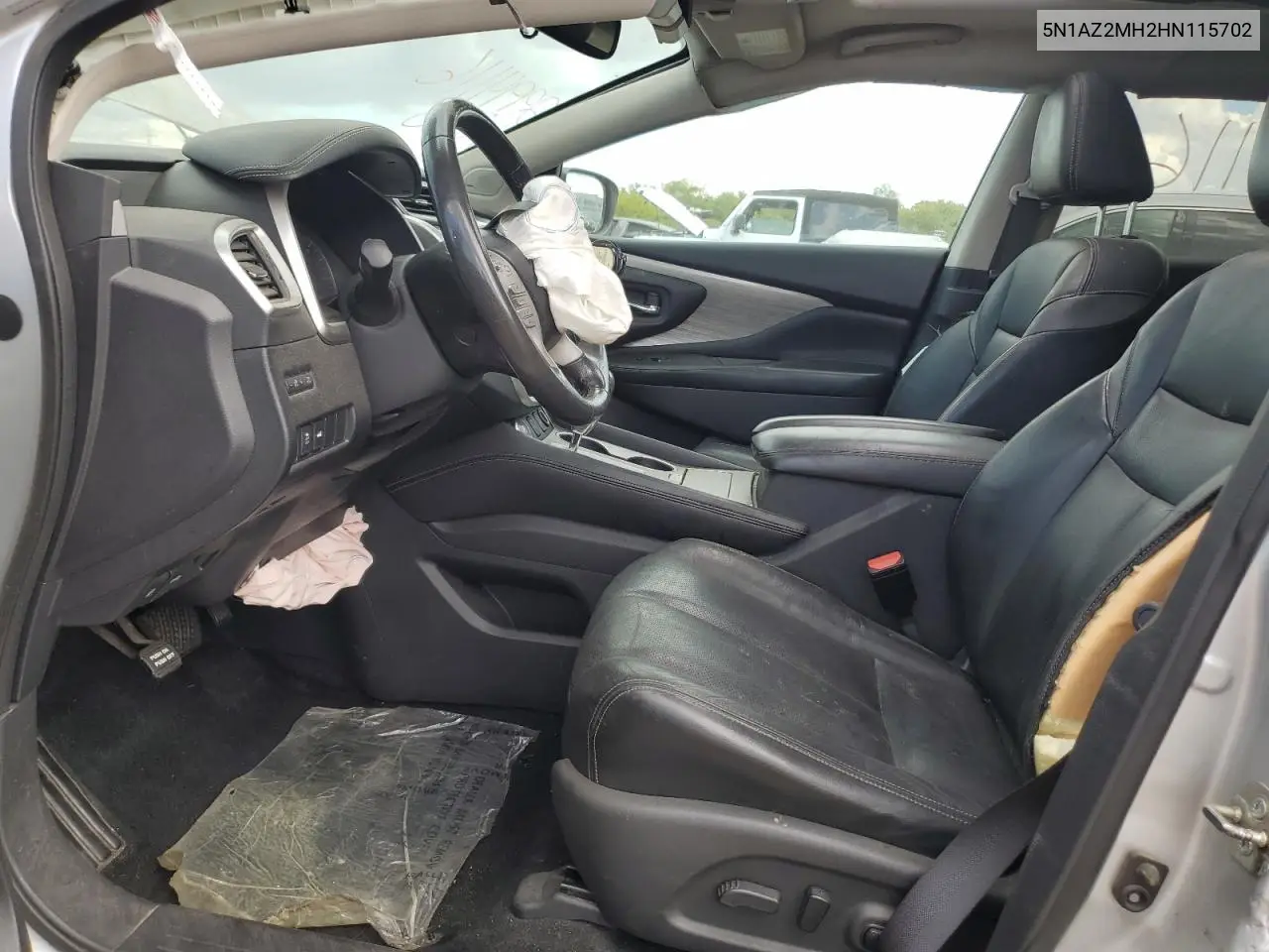 5N1AZ2MH2HN115702 2017 Nissan Murano Sl