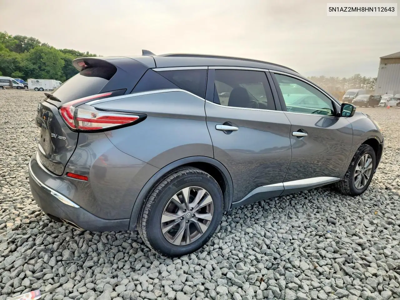 2017 Nissan Murano Sv VIN: 5N1AZ2MH8HN112643 Lot: 85621135