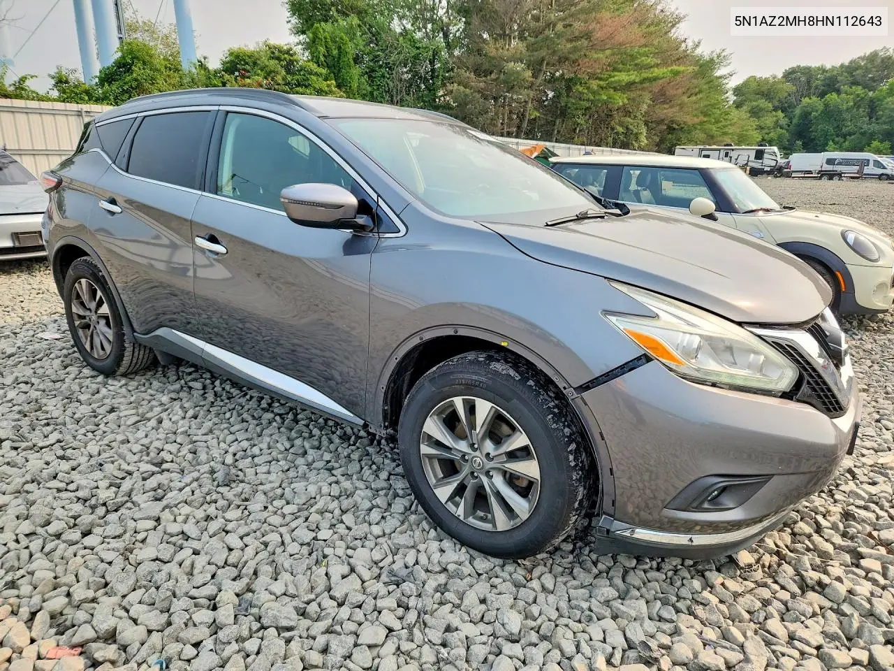 2017 Nissan Murano Sv VIN: 5N1AZ2MH8HN112643 Lot: 85621135