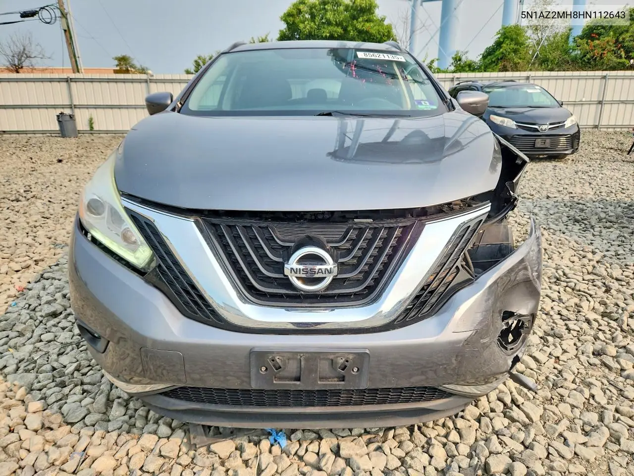 2017 Nissan Murano Sv VIN: 5N1AZ2MH8HN112643 Lot: 85621135