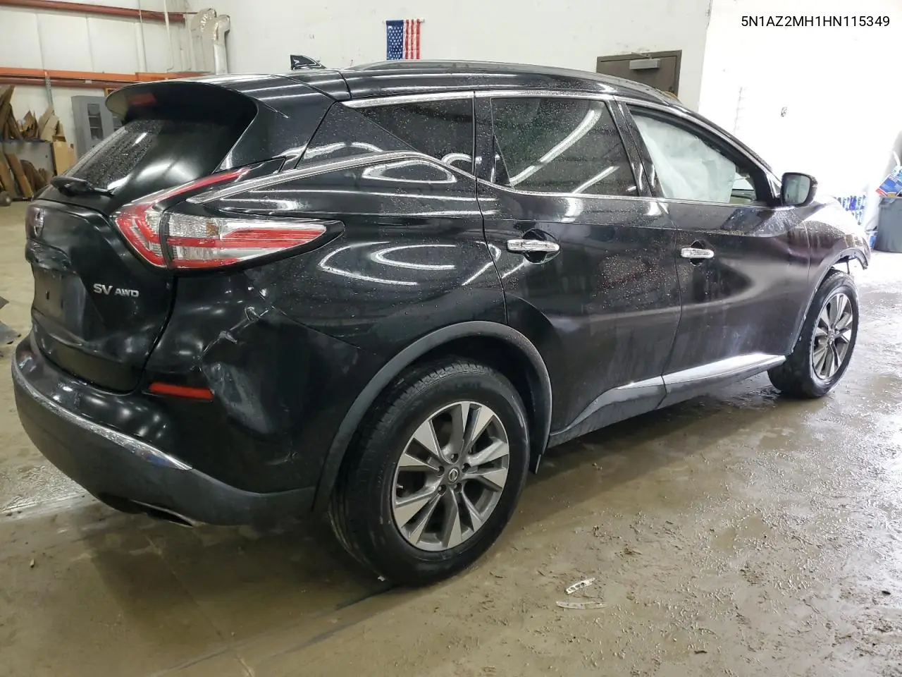 5N1AZ2MH1HN115349 2017 Nissan Murano S