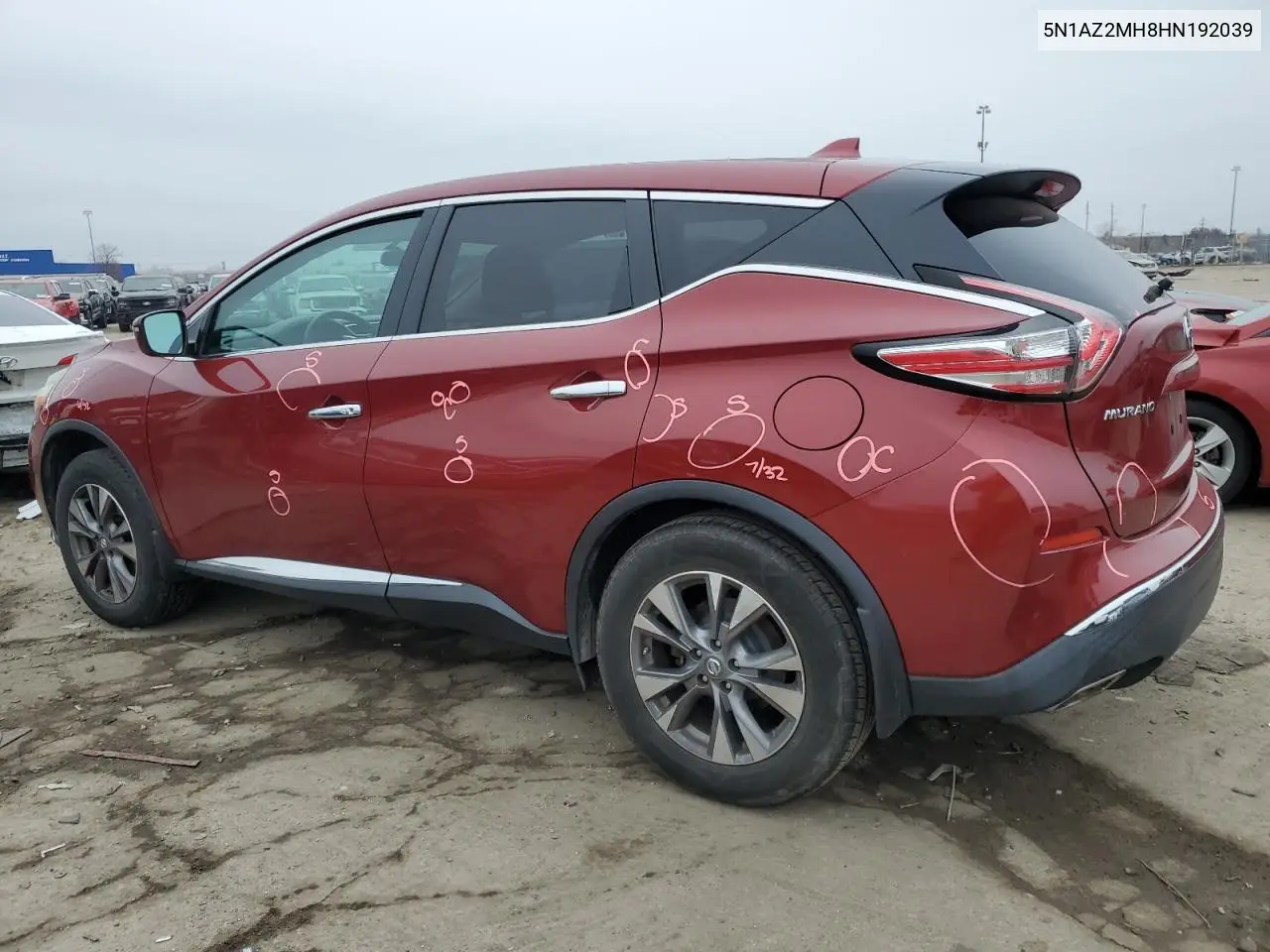 5N1AZ2MH8HN192039 2017 Nissan Murano S