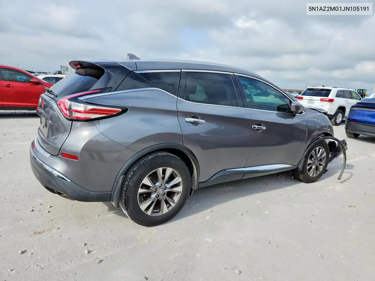 2018 Nissan Murano Sl VIN: 5N1AZ2MG1JN105191 Lot: 57085326