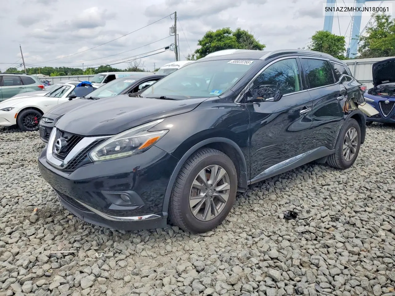 2018 Nissan Murano Sl VIN: 5N1AZ2MHXJN180061 Lot: 58923756