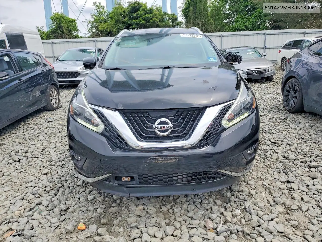 2018 Nissan Murano Sl VIN: 5N1AZ2MHXJN180061 Lot: 58923756