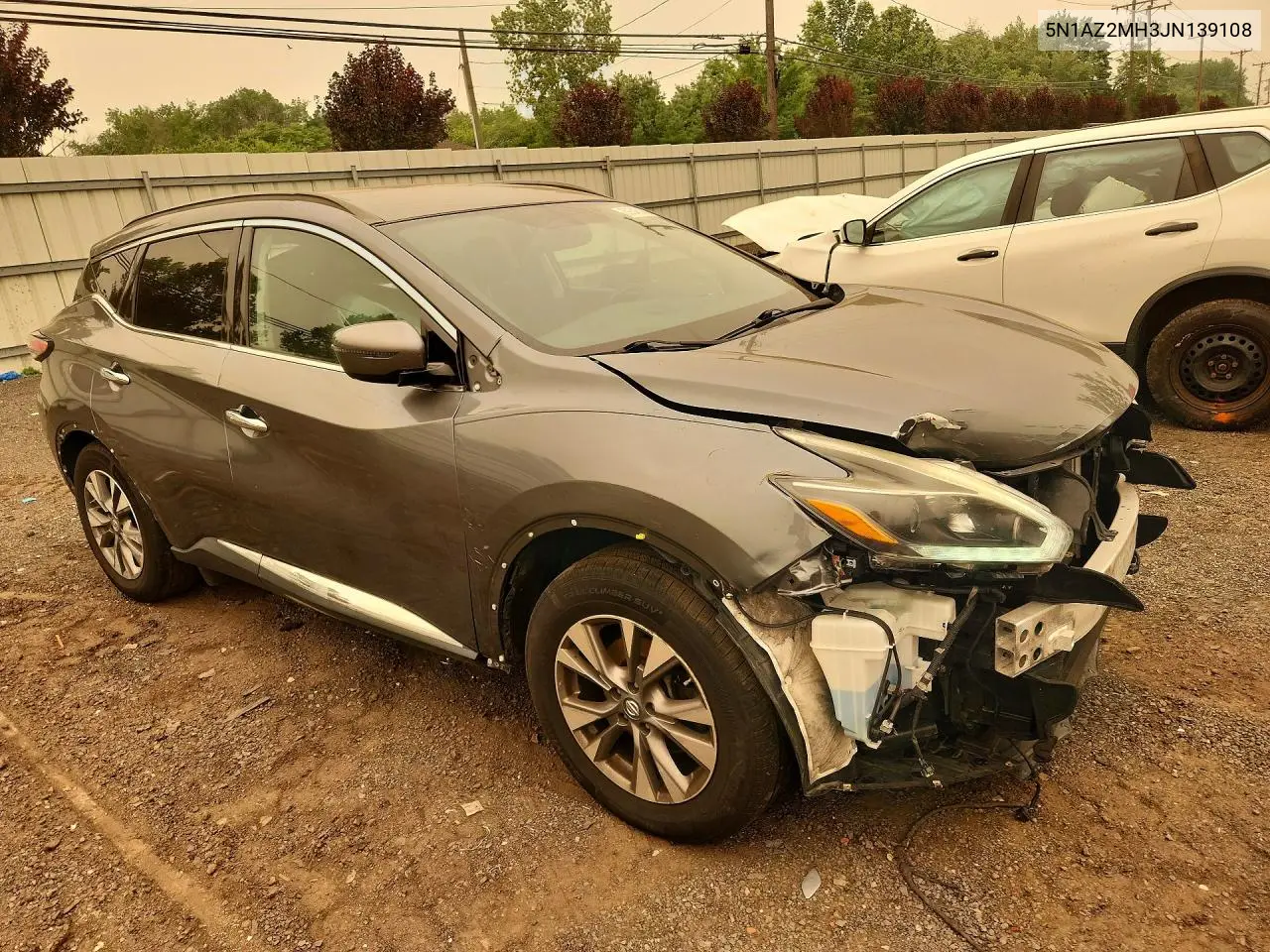 2018 Nissan Murano Sv VIN: 5N1AZ2MH3JN139108 Lot: 59345106