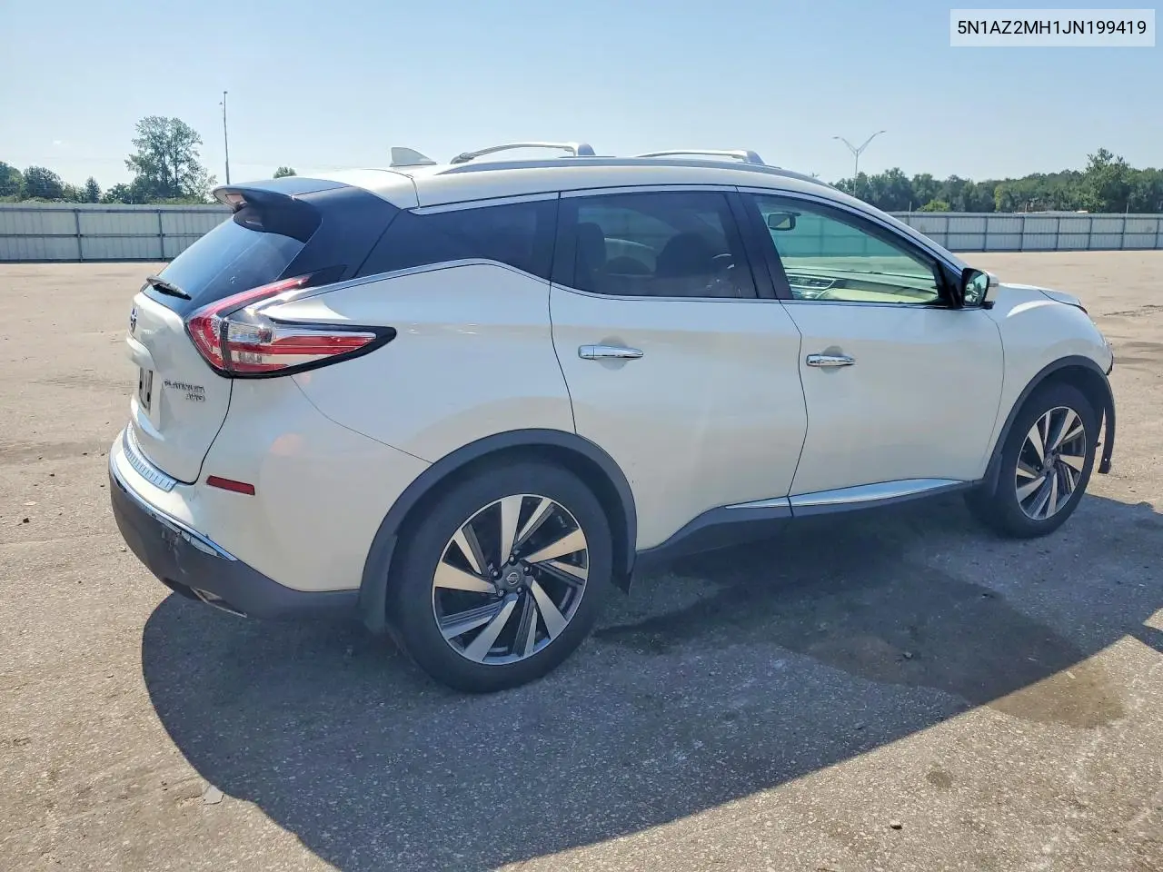 2018 Nissan Murano Platinum VIN: 5N1AZ2MH1JN199419 Lot: 59583516