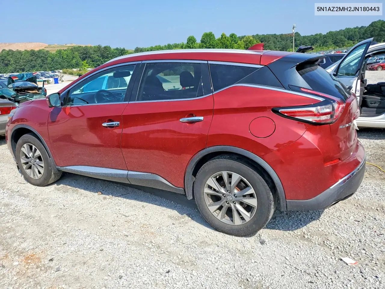 2018 Nissan Murano S VIN: 5N1AZ2MH2JN180443 Lot: 59668946