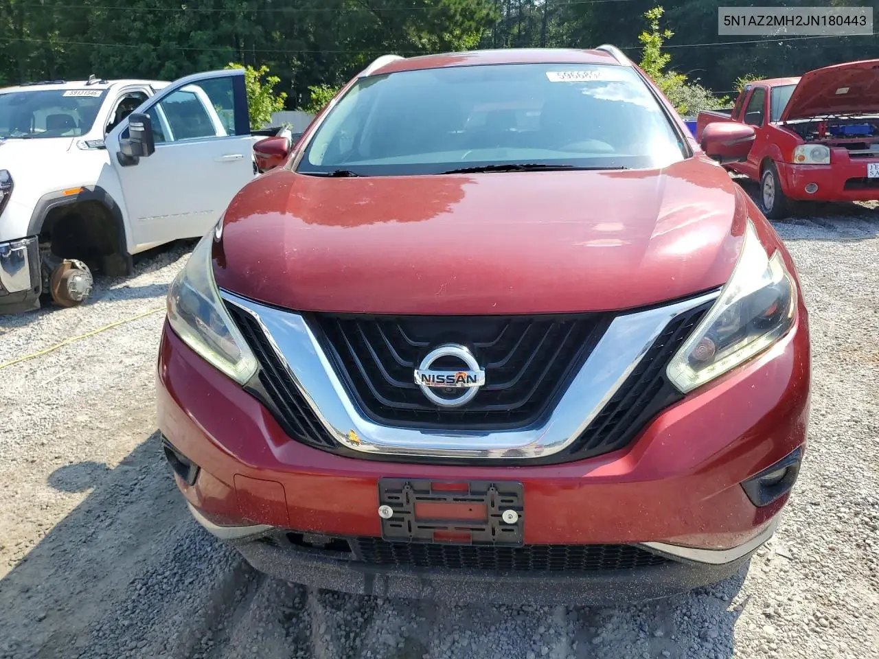 2018 Nissan Murano S VIN: 5N1AZ2MH2JN180443 Lot: 59668946