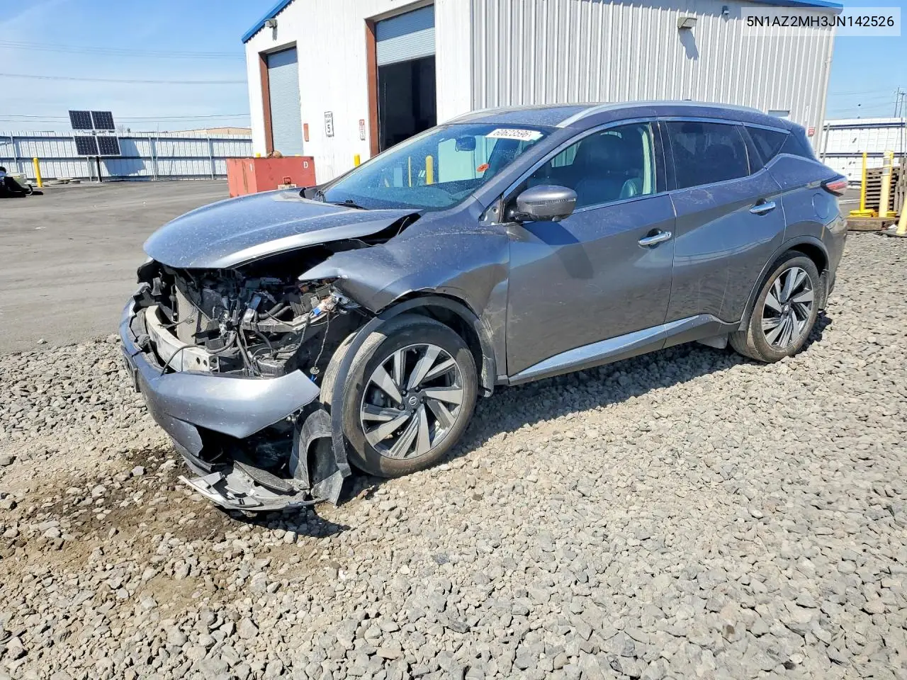 2018 Nissan Murano S VIN: 5N1AZ2MH3JN142526 Lot: 60623596