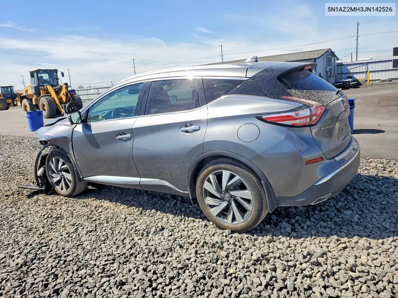 2018 Nissan Murano S VIN: 5N1AZ2MH3JN142526 Lot: 60623596
