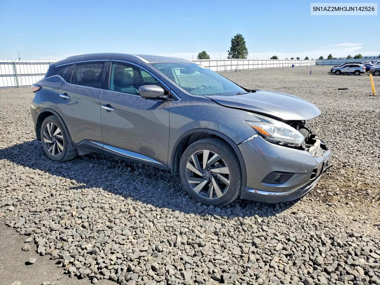 2018 Nissan Murano S VIN: 5N1AZ2MH3JN142526 Lot: 60623596