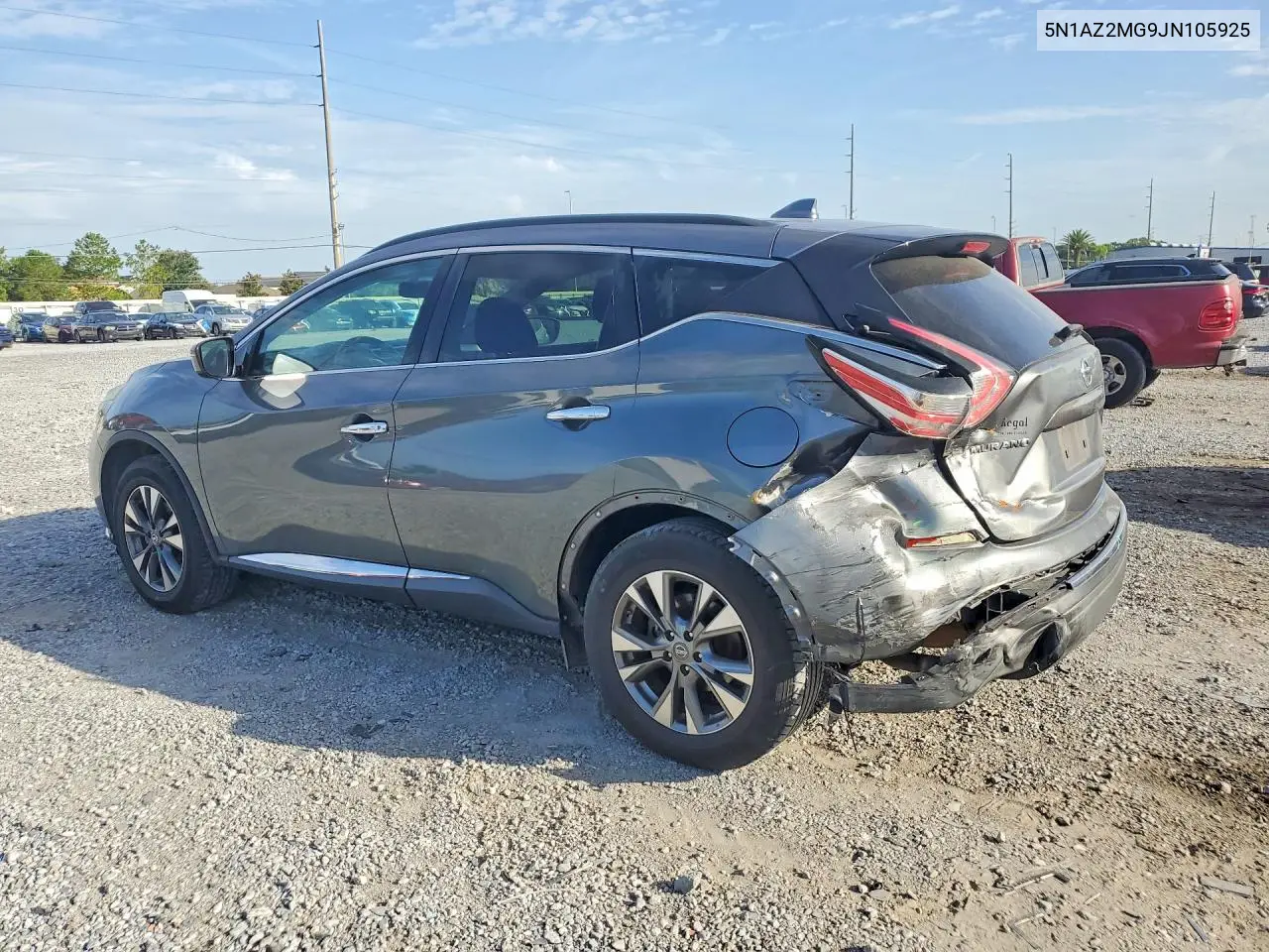 2018 Nissan Murano Sv VIN: 5N1AZ2MG9JN105925 Lot: 60860676