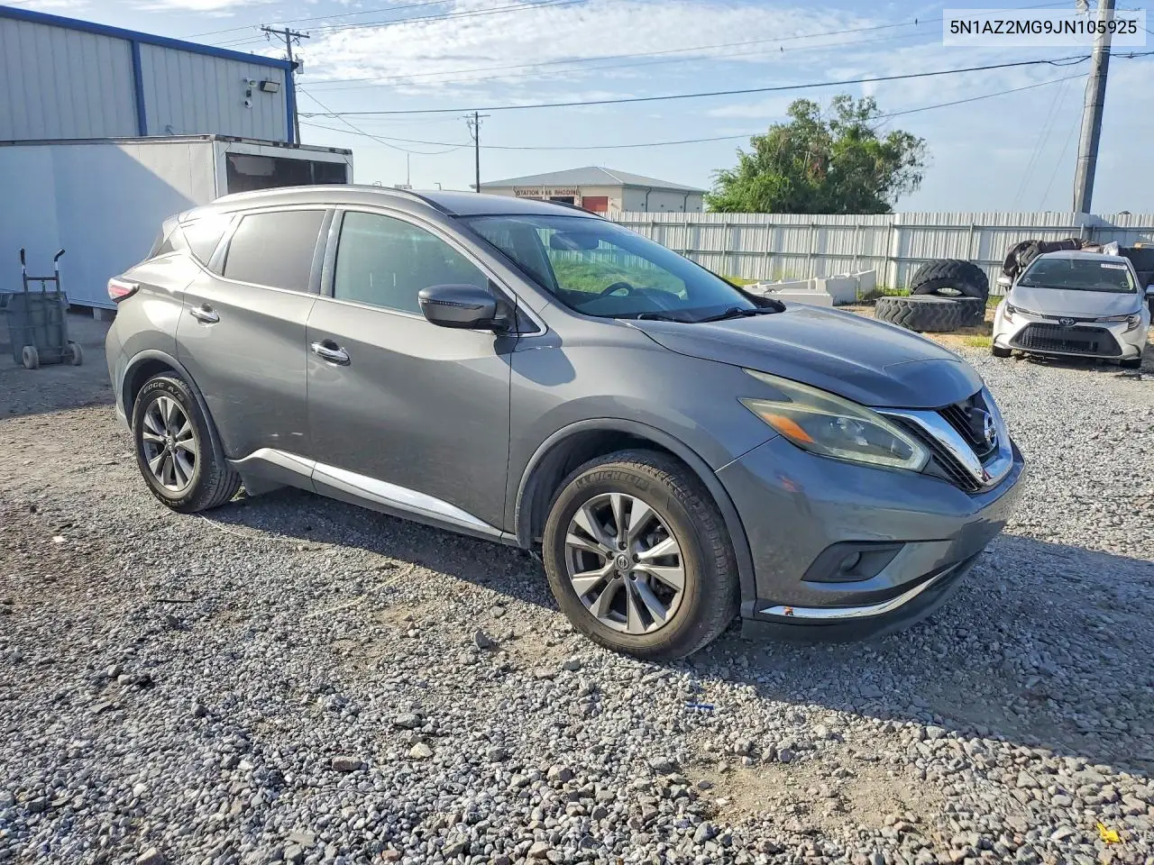 2018 Nissan Murano Sv VIN: 5N1AZ2MG9JN105925 Lot: 60860676