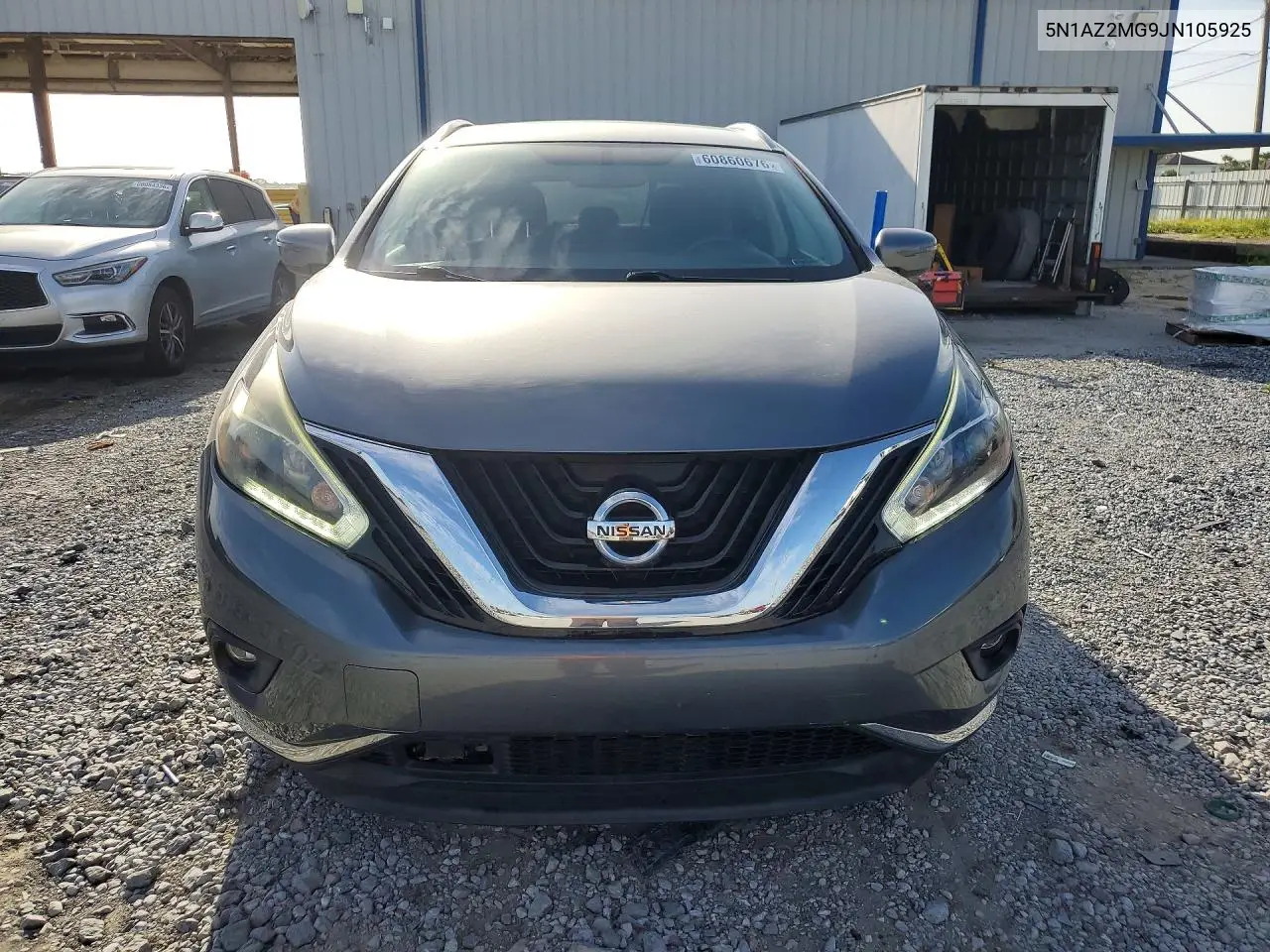 2018 Nissan Murano Sv VIN: 5N1AZ2MG9JN105925 Lot: 60860676