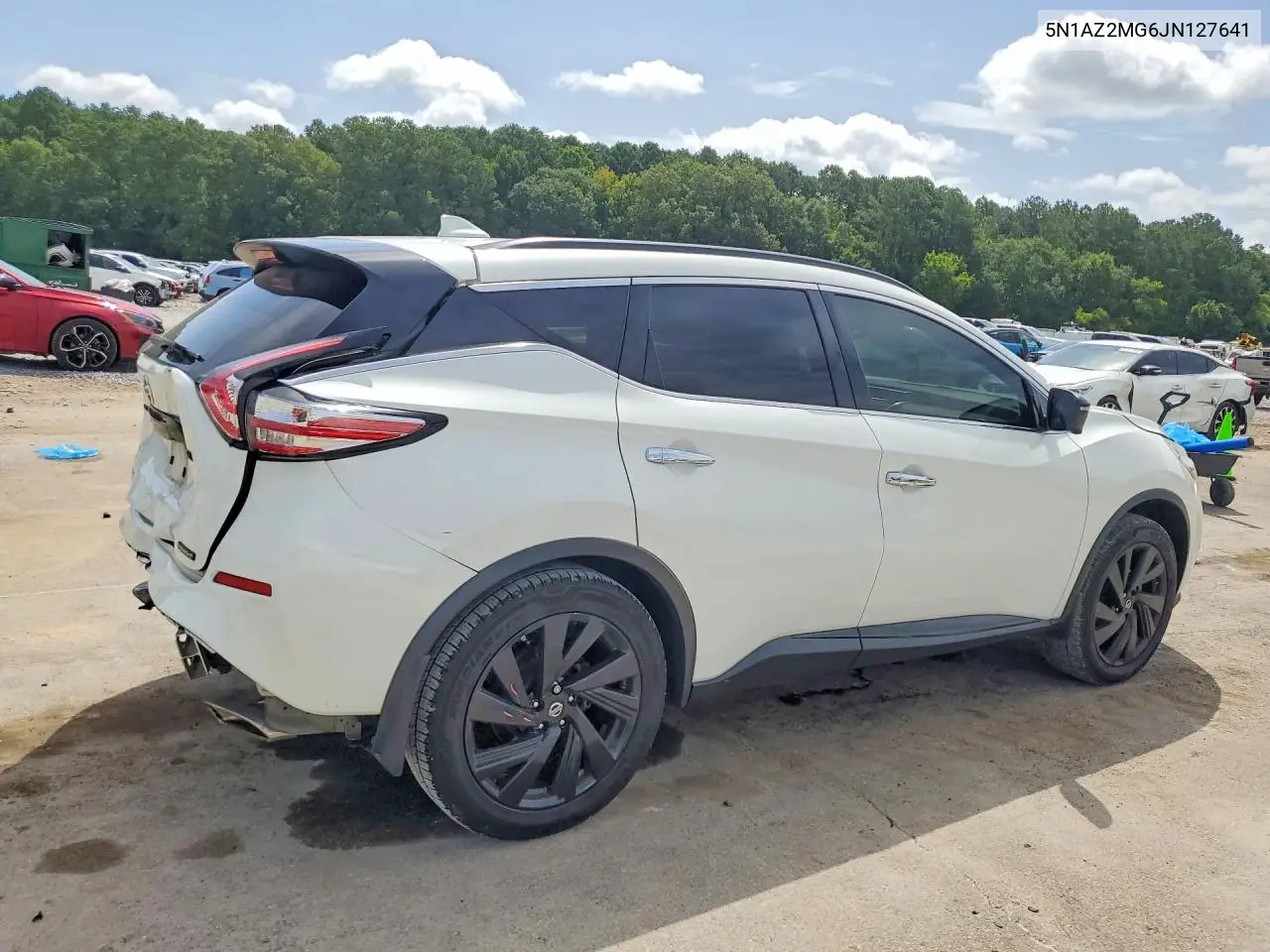 2018 Nissan Murano Sl VIN: 5N1AZ2MG6JN127641 Lot: 61330746