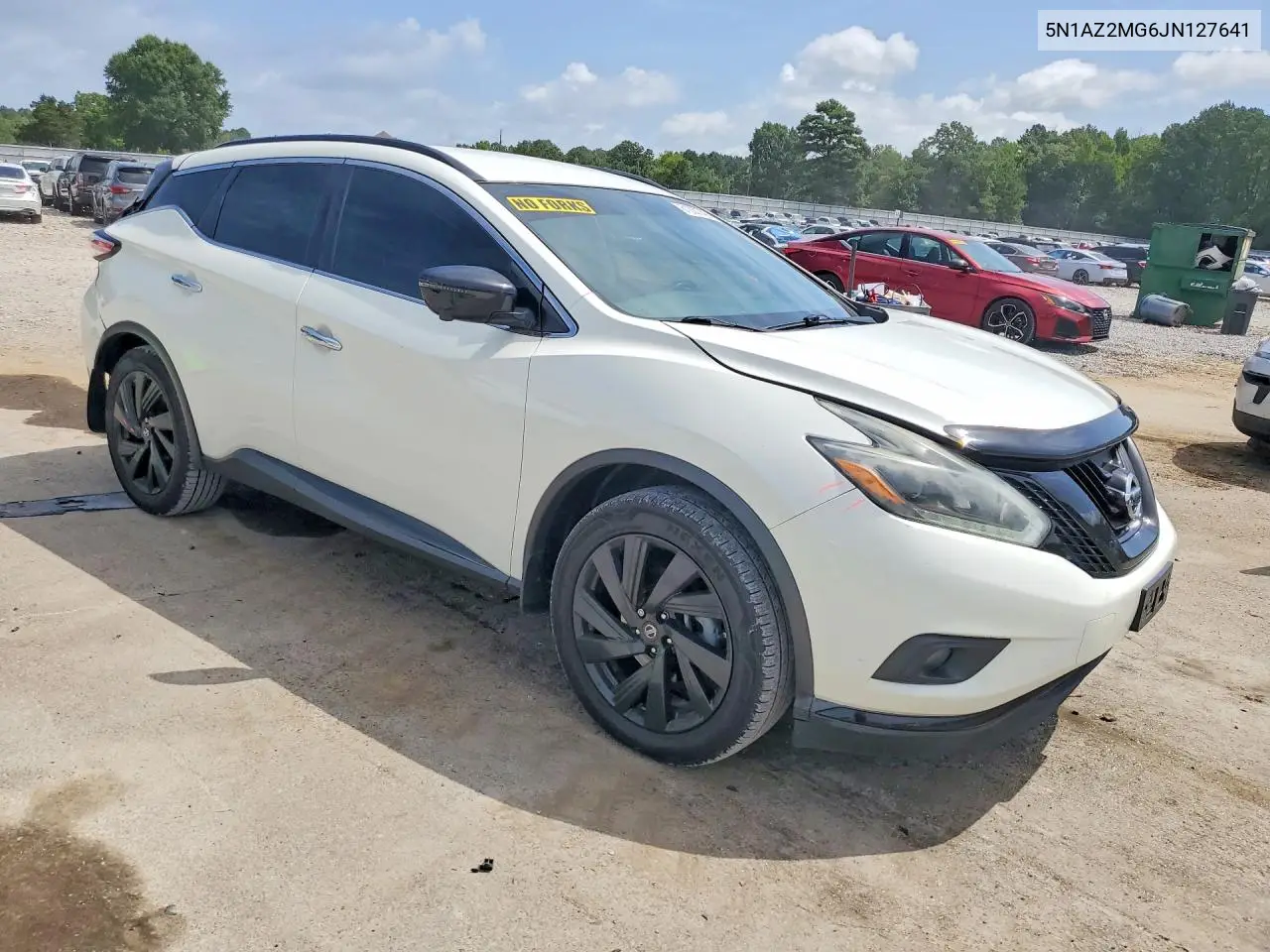 2018 Nissan Murano Sl VIN: 5N1AZ2MG6JN127641 Lot: 61330746
