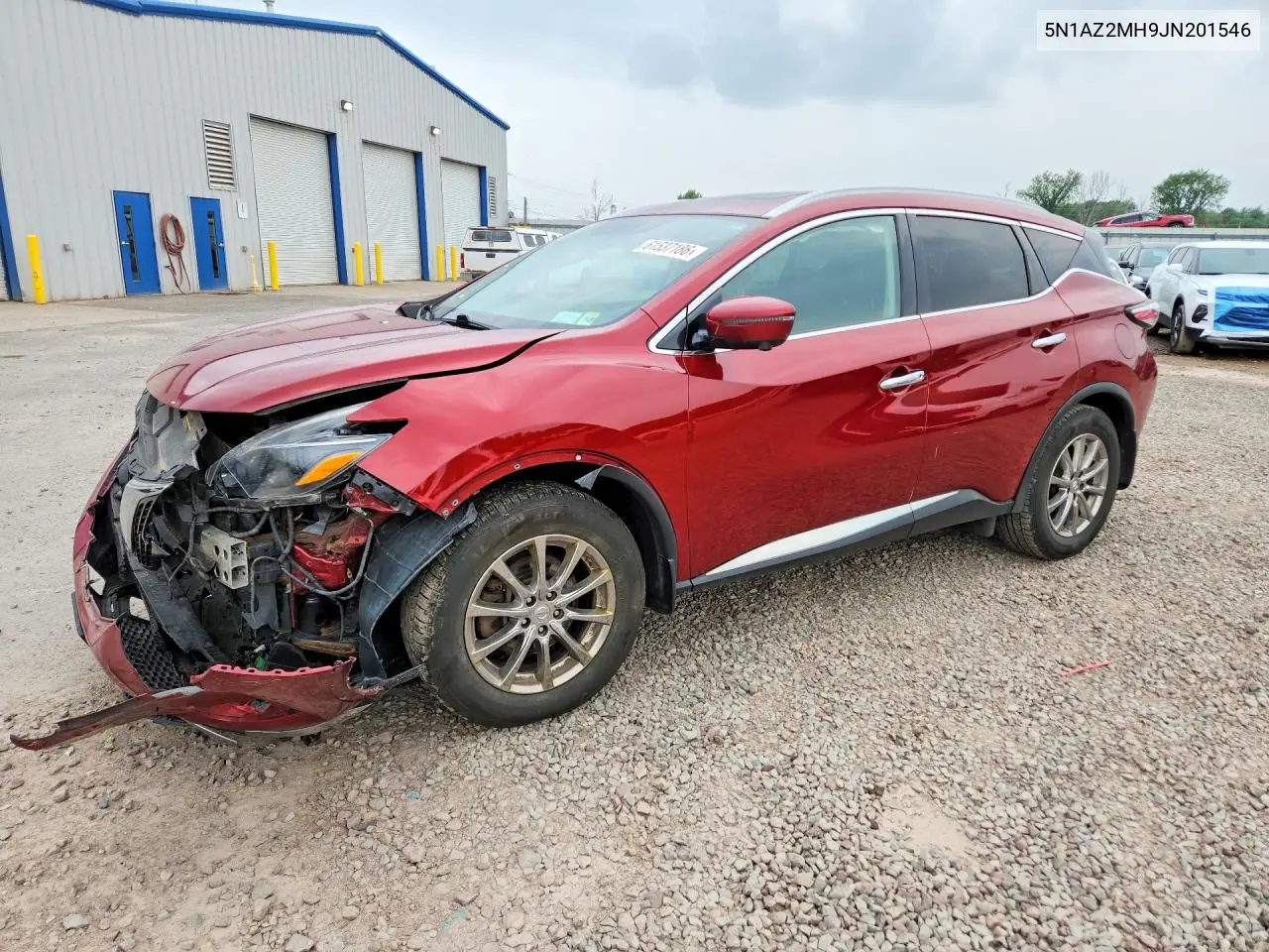 2018 Nissan Murano Sl VIN: 5N1AZ2MH9JN201546 Lot: 61537186