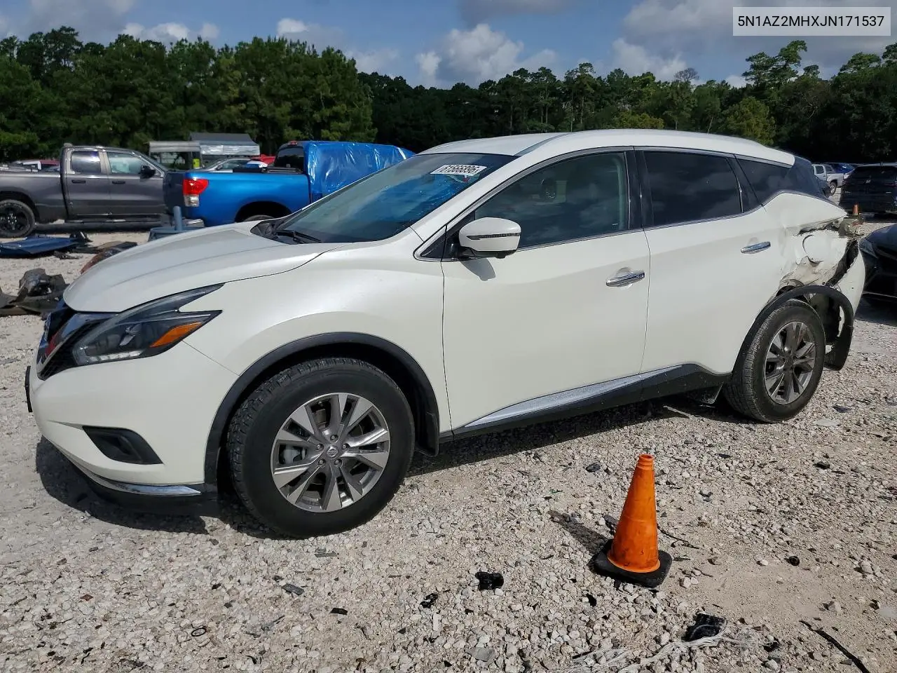 2018 Nissan Murano Sl VIN: 5N1AZ2MHXJN171537 Lot: 61566896