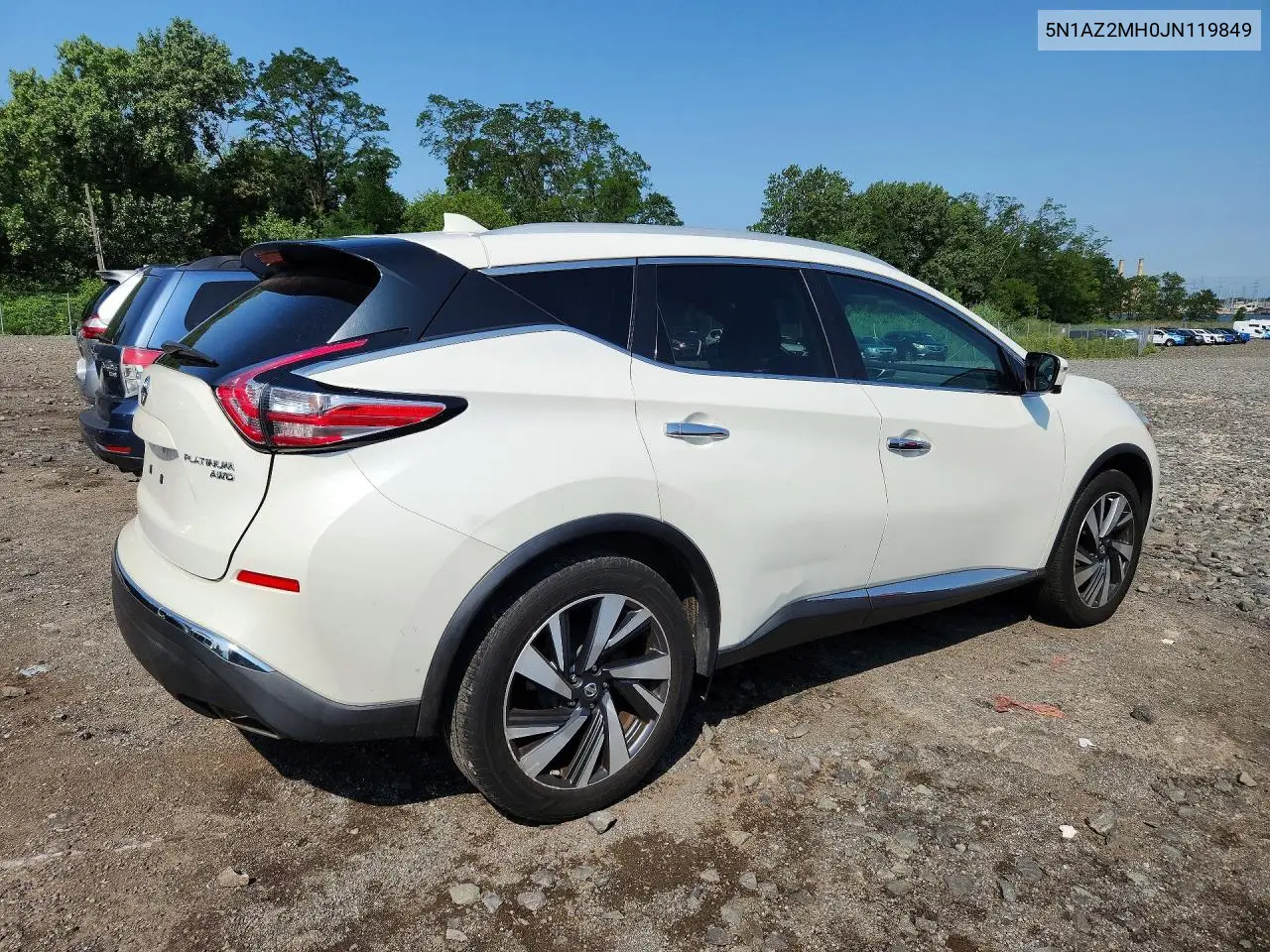 2018 Nissan Murano Platinum VIN: 5N1AZ2MH0JN119849 Lot: 62121746
