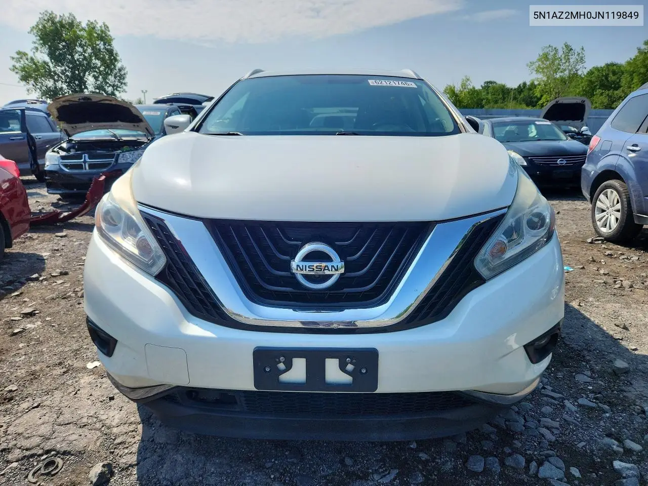2018 Nissan Murano Platinum VIN: 5N1AZ2MH0JN119849 Lot: 62121746