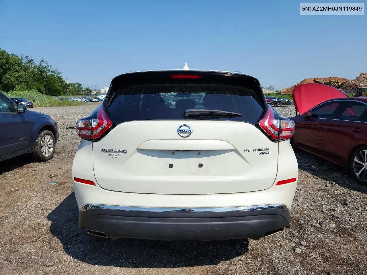 2018 Nissan Murano Platinum VIN: 5N1AZ2MH0JN119849 Lot: 62121746