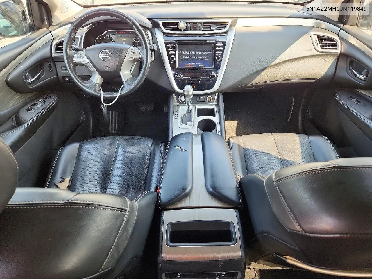 2018 Nissan Murano Platinum VIN: 5N1AZ2MH0JN119849 Lot: 62121746