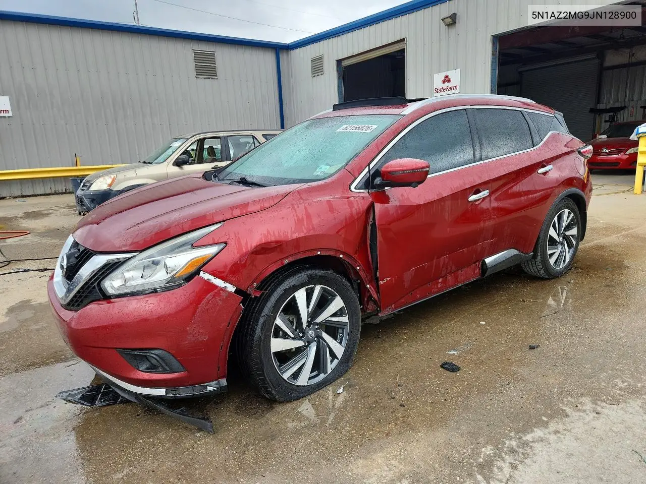 2018 Nissan Murano Platinum VIN: 5N1AZ2MG9JN128900 Lot: 62156826