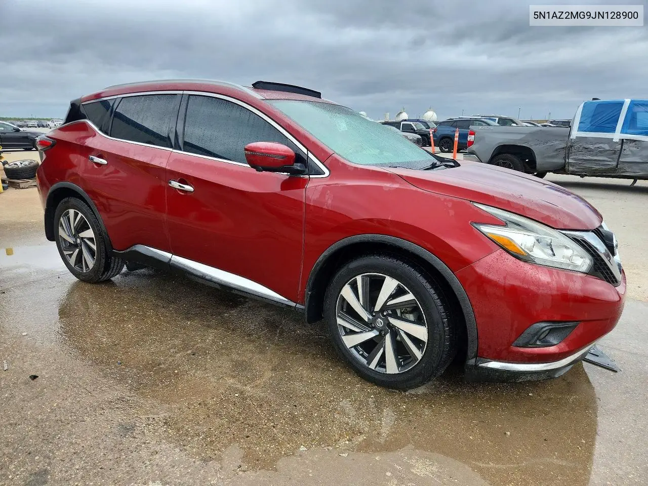 2018 Nissan Murano Platinum VIN: 5N1AZ2MG9JN128900 Lot: 62156826