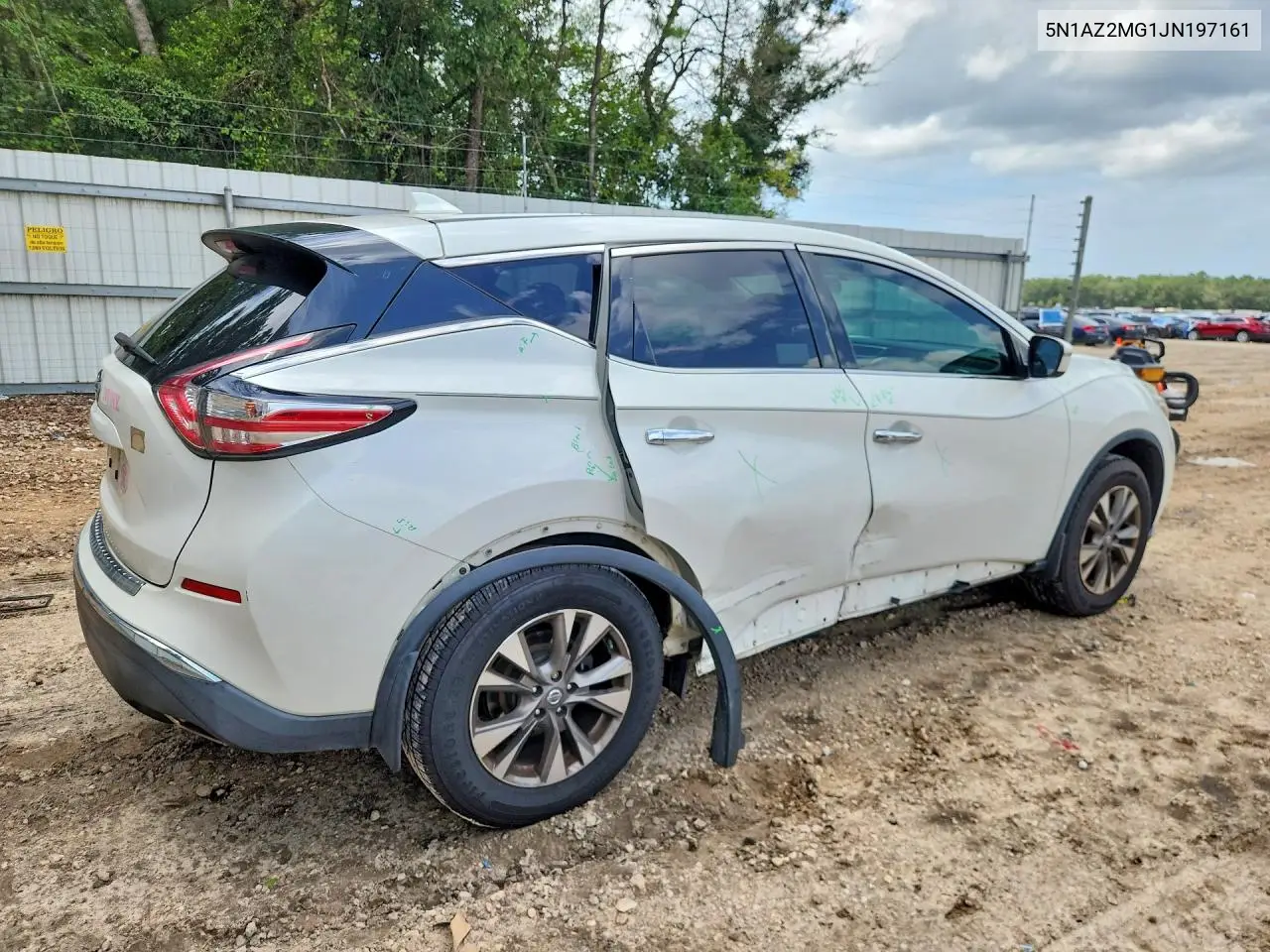 2018 Nissan Murano S VIN: 5N1AZ2MG1JN197161 Lot: 62285526