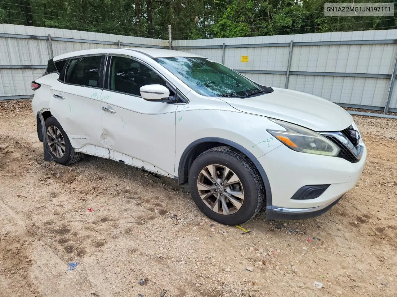 2018 Nissan Murano S VIN: 5N1AZ2MG1JN197161 Lot: 62285526