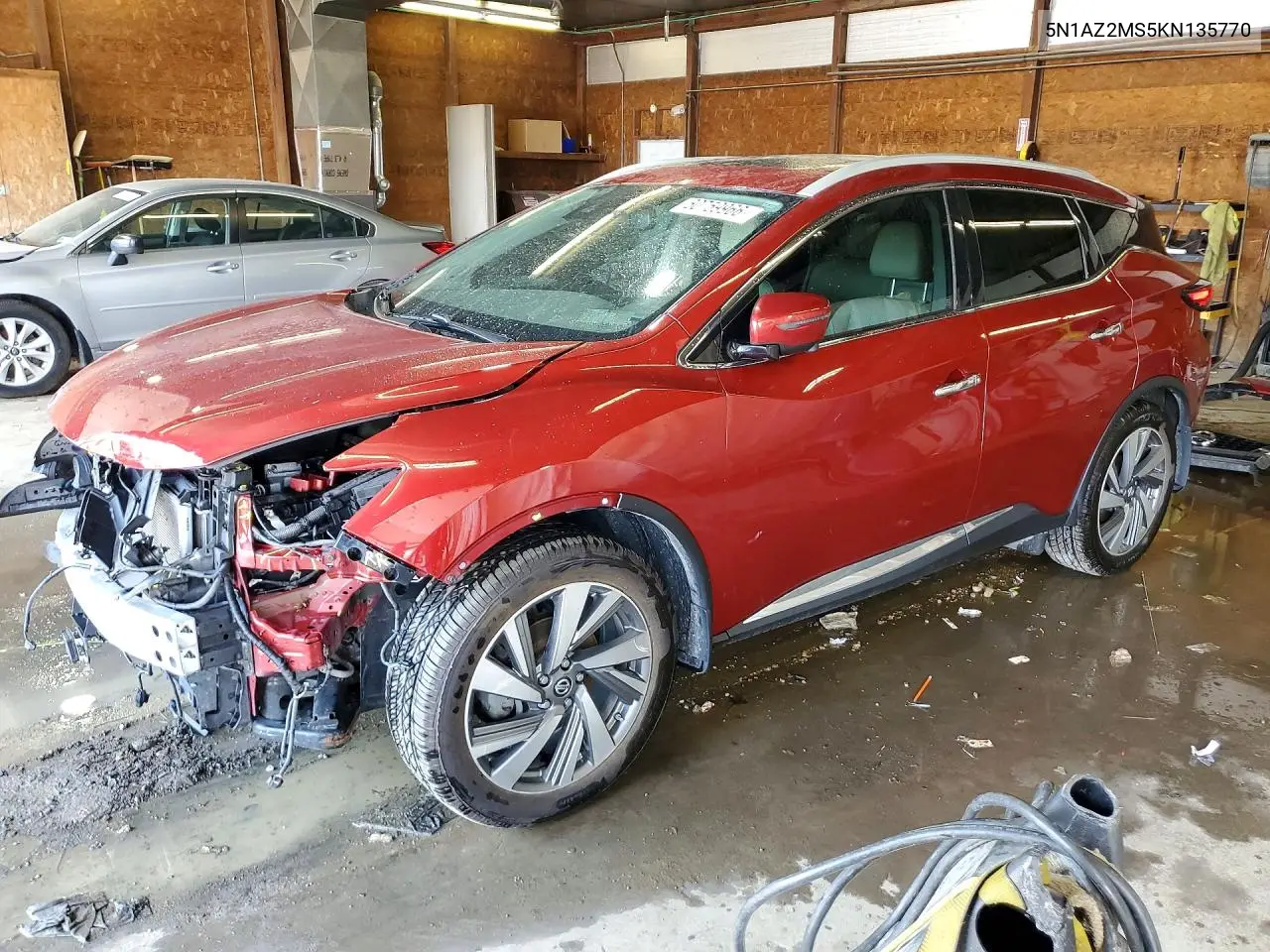 2019 Nissan Murano Sl VIN: 5N1AZ2MS5KN135770 Lot: 60759966