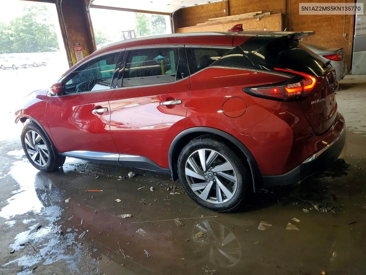2019 Nissan Murano Sl VIN: 5N1AZ2MS5KN135770 Lot: 60759966