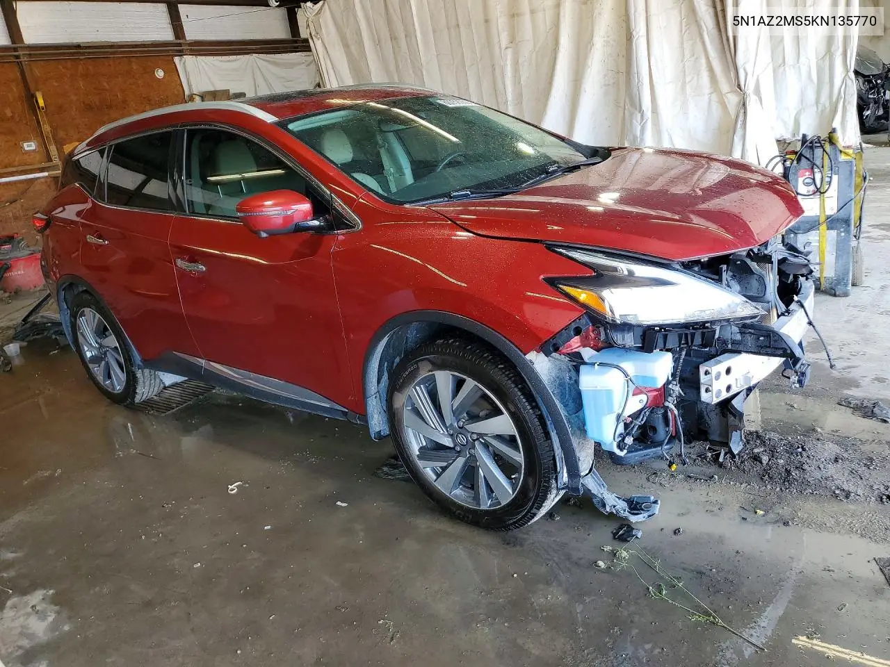 2019 Nissan Murano Sl VIN: 5N1AZ2MS5KN135770 Lot: 60759966