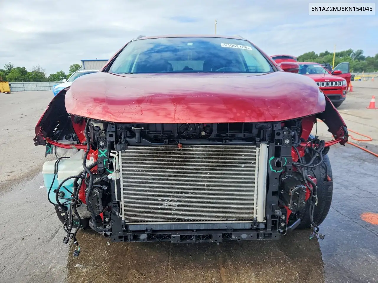2019 Nissan Murano Sl VIN: 5N1AZ2MJ8KN154045 Lot: 61052166