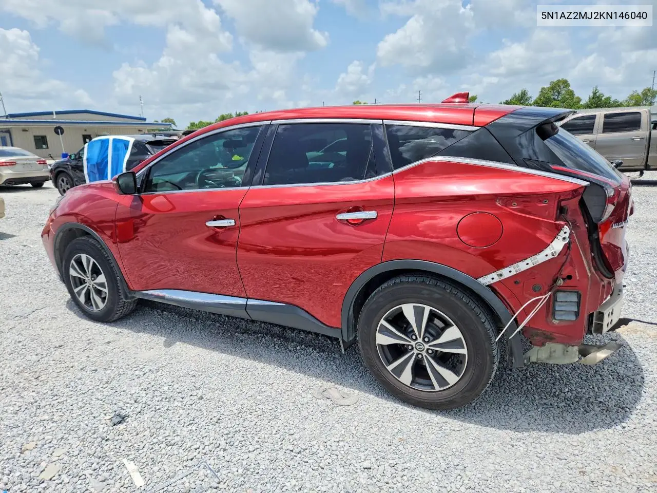 2019 Nissan Murano S VIN: 5N1AZ2MJ2KN146040 Lot: 61098216