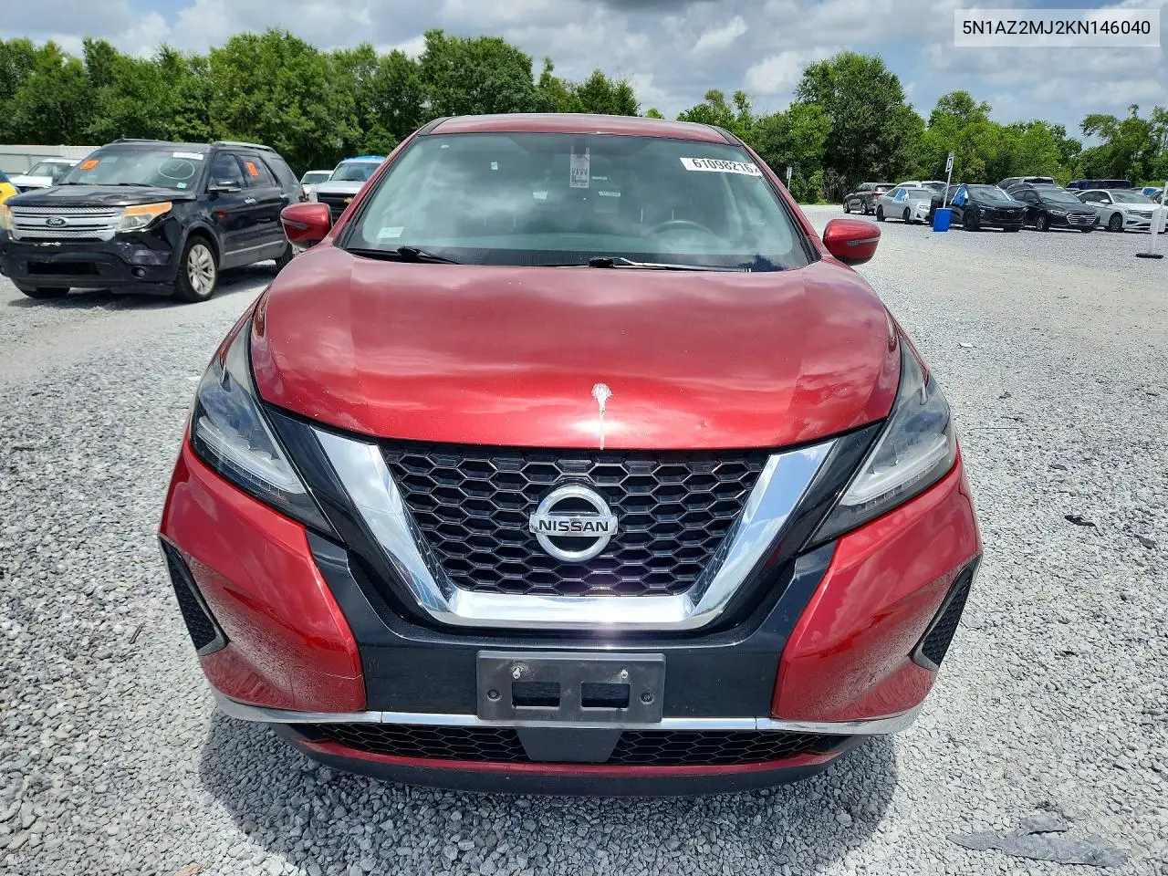2019 Nissan Murano S VIN: 5N1AZ2MJ2KN146040 Lot: 61098216
