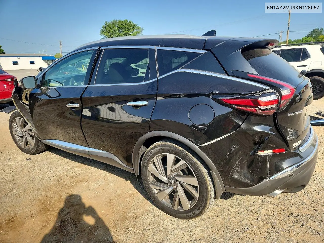 2019 Nissan Murano Sl VIN: 5N1AZ2MJ9KN128067 Lot: 62084956