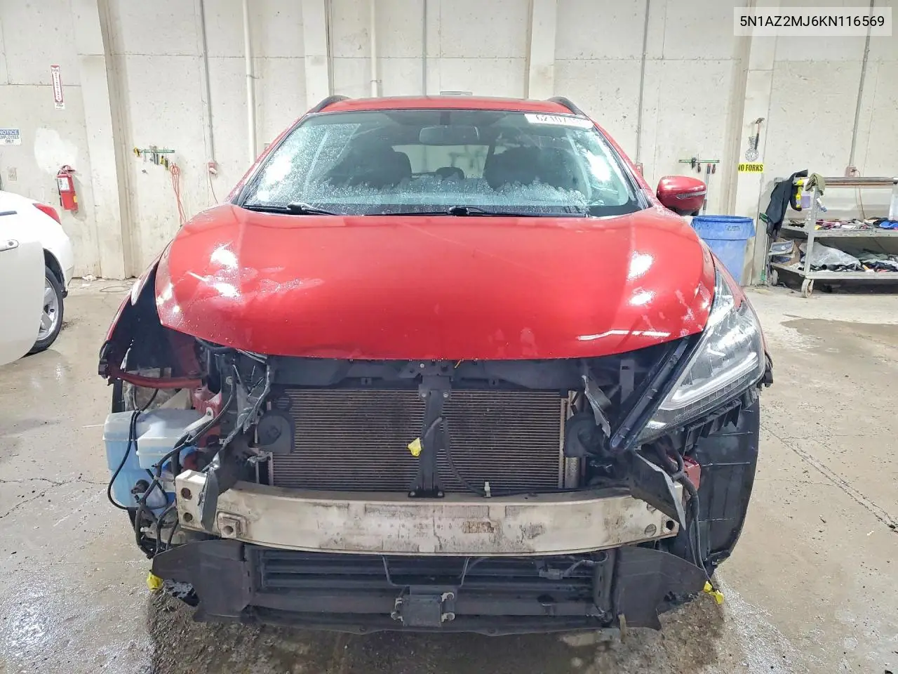 2019 Nissan Murano Sv VIN: 5N1AZ2MJ6KN116569 Lot: 62107136