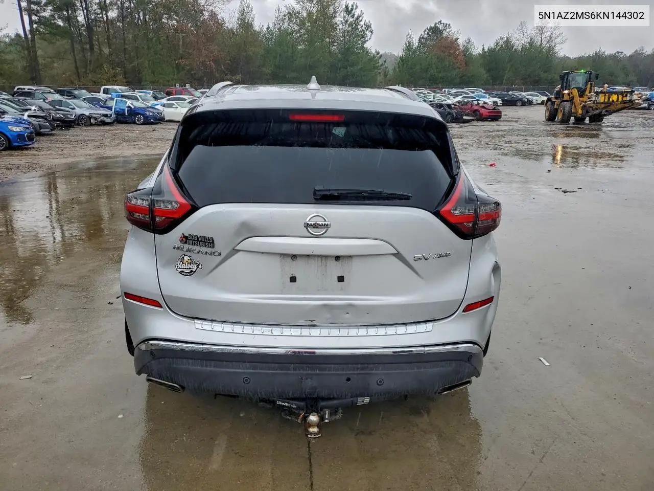 5N1AZ2MS6KN144302 2019 Nissan Murano