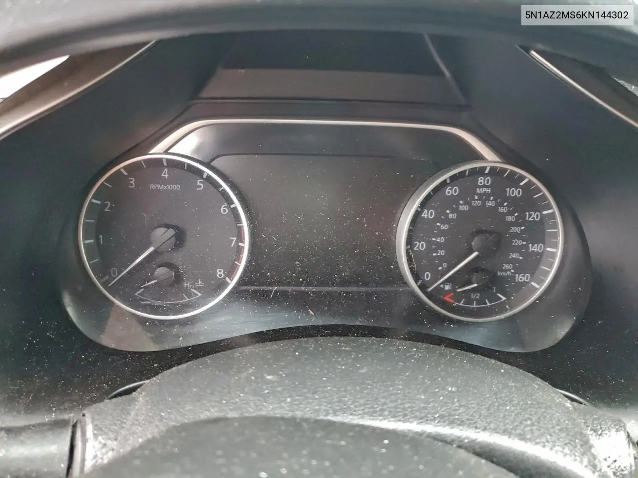 5N1AZ2MS6KN144302 2019 Nissan Murano