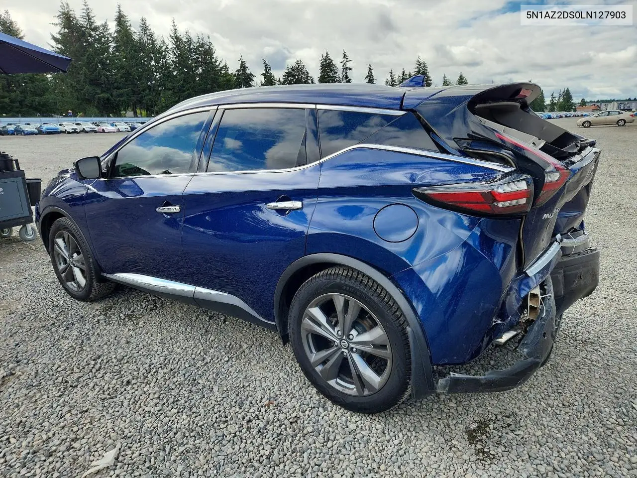2020 Nissan Murano Platinum VIN: 5N1AZ2DS0LN127903 Lot: 58957596