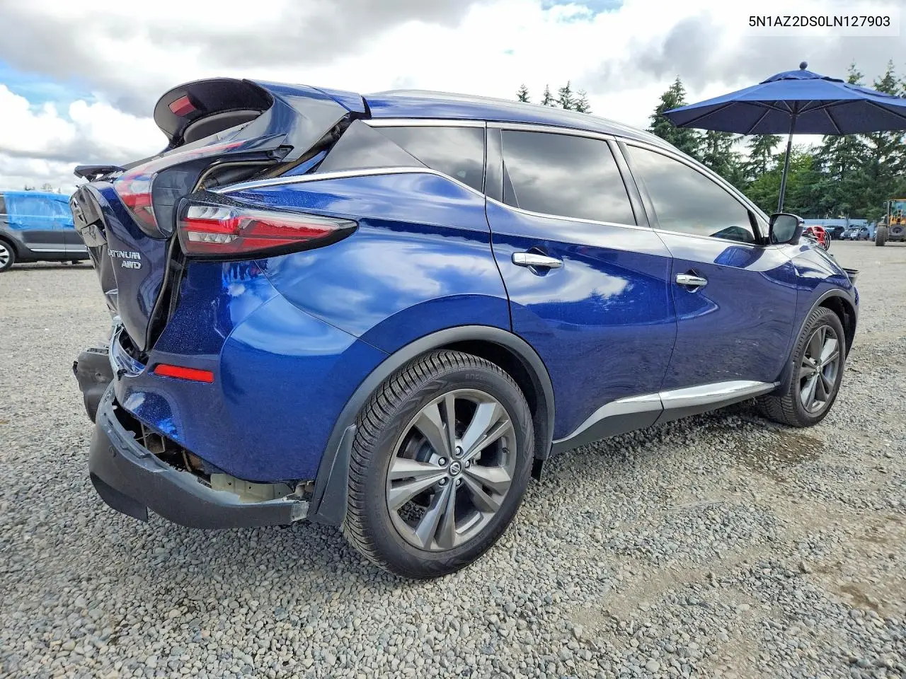 2020 Nissan Murano Platinum VIN: 5N1AZ2DS0LN127903 Lot: 58957596