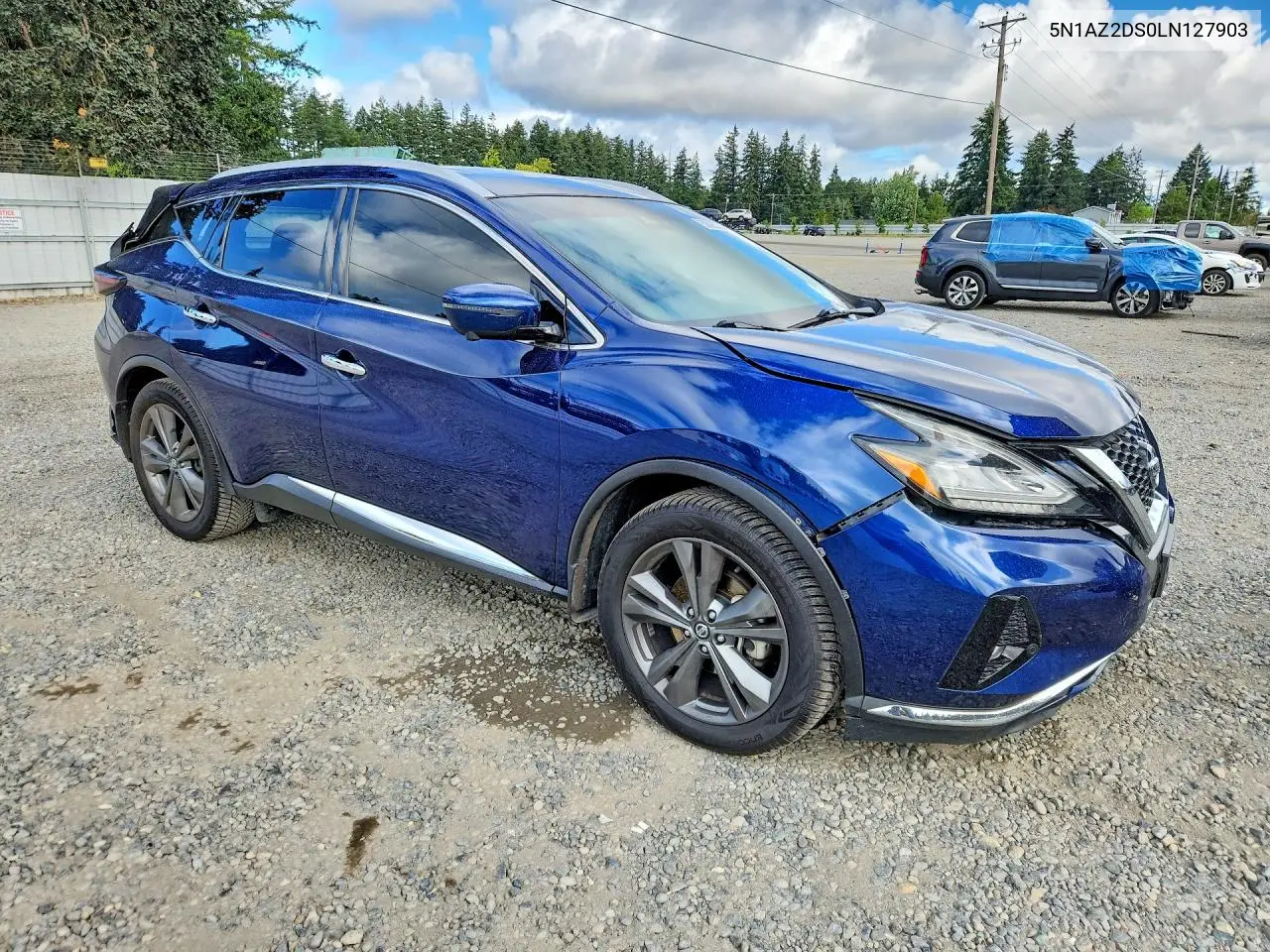 2020 Nissan Murano Platinum VIN: 5N1AZ2DS0LN127903 Lot: 58957596