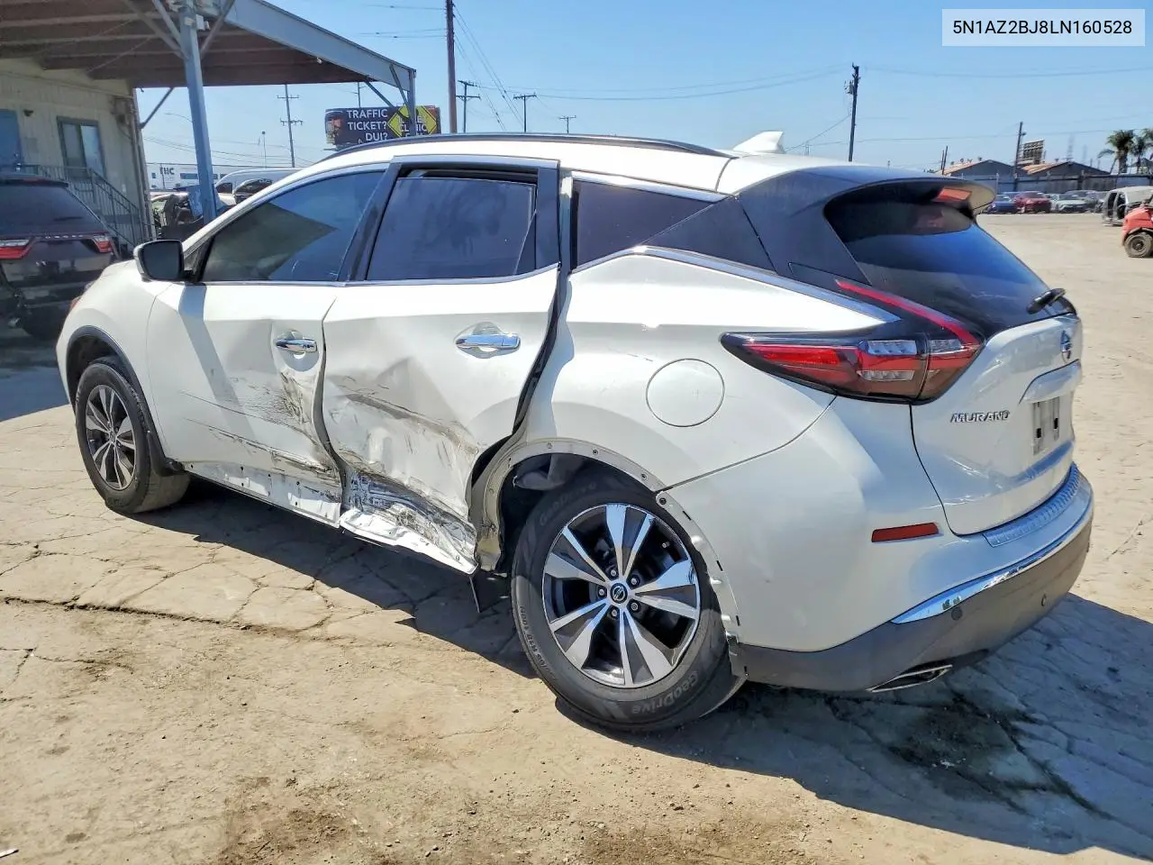 2020 Nissan Murano Sv VIN: 5N1AZ2BJ8LN160528 Lot: 60481616